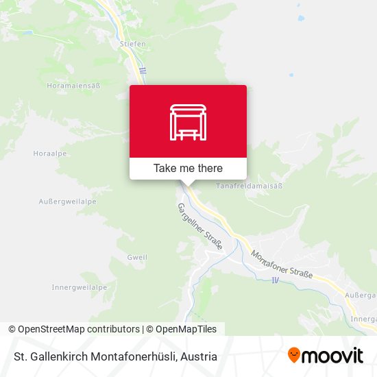St. Gallenkirch Montafonerhüsli map