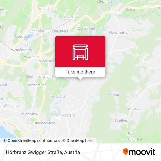 Hörbranz Gwigger Straße map