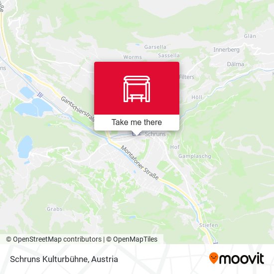 Schruns Kulturbühne map