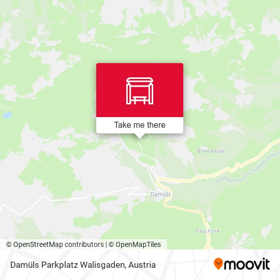 Damüls Parkplatz Walisgaden map