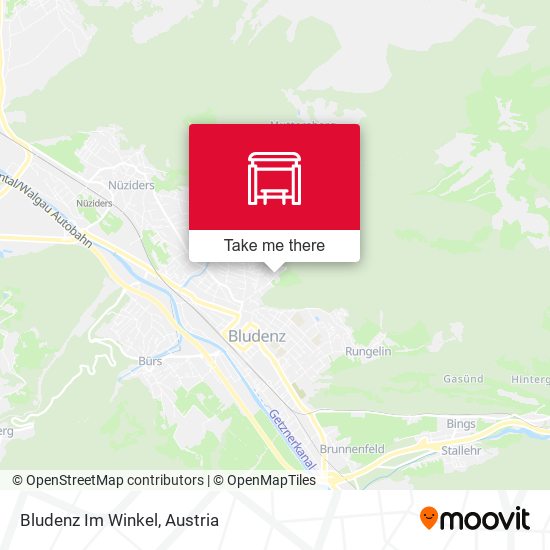 Bludenz Im Winkel map