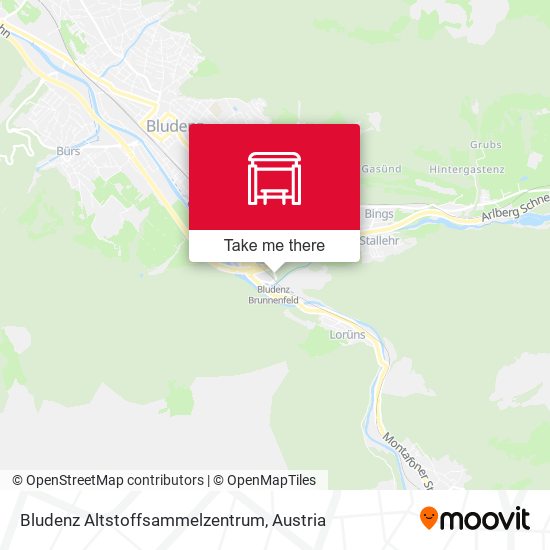 Bludenz Altstoffsammelzentrum map