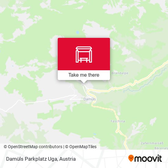 Damüls Parkplatz Uga map
