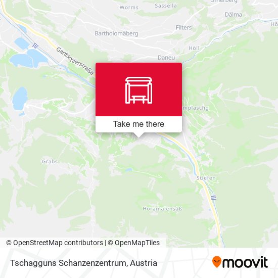 Tschagguns Schanzenzentrum map