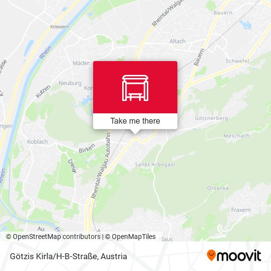 Götzis Kirla/H-B-Straße map
