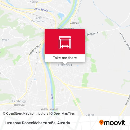 Lustenau Rosenlächerstraße map