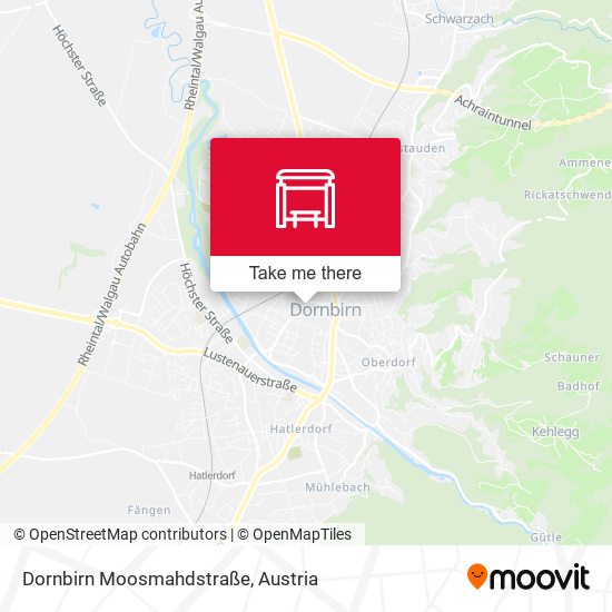 Dornbirn Moosmahdstraße map