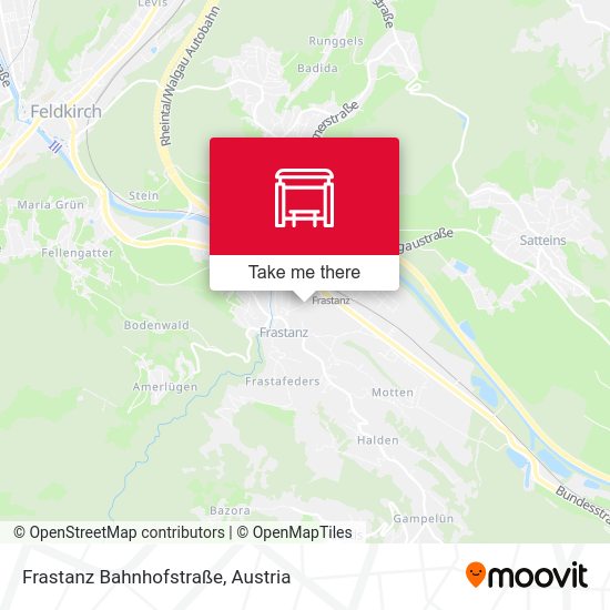 Frastanz Bahnhofstraße map