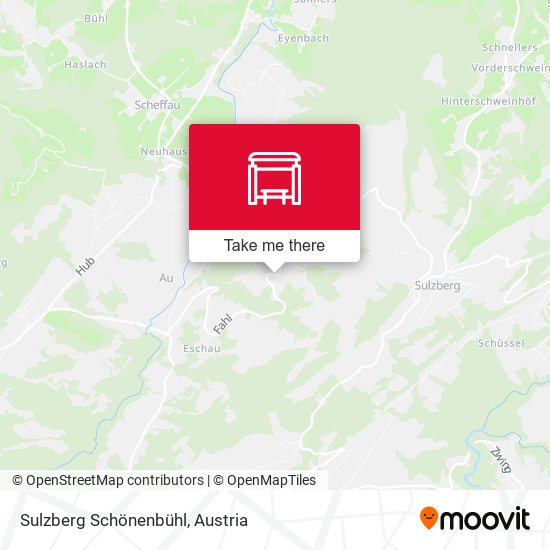 Sulzberg Schönenbühl map