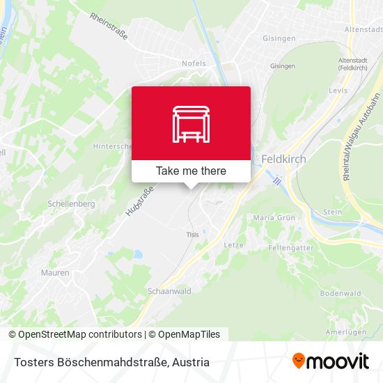 Tosters Böschenmahdstraße map