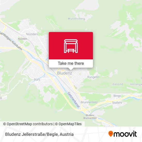 Bludenz Jellerstraße/Begle map