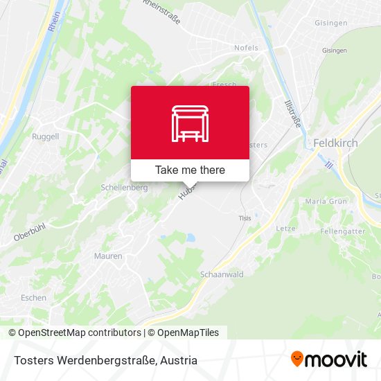Tosters Werdenbergstraße map