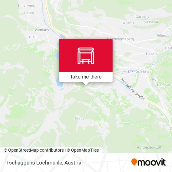 Tschagguns Lochmühle map