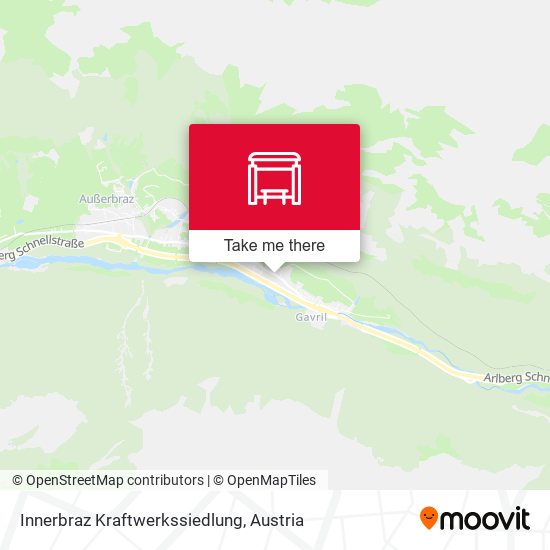 Innerbraz Kraftwerkssiedlung map