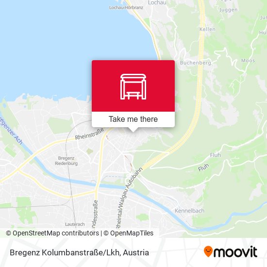 Bregenz Kolumbanstraße/Lkh map