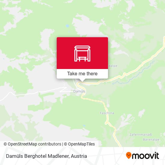 Damüls Berghotel Madlener map