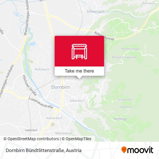 Dornbirn Bündtlittenstraße map