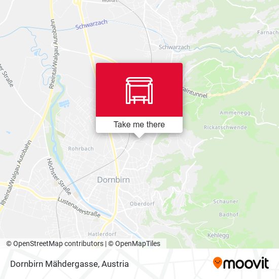 Dornbirn Mähdergasse map