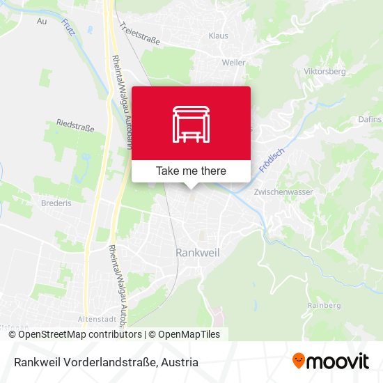 Rankweil Vorderlandstraße map