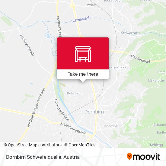 Dornbirn Schwefelquelle map