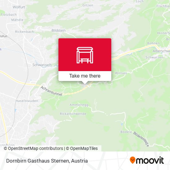 Dornbirn Gasthaus Sternen map