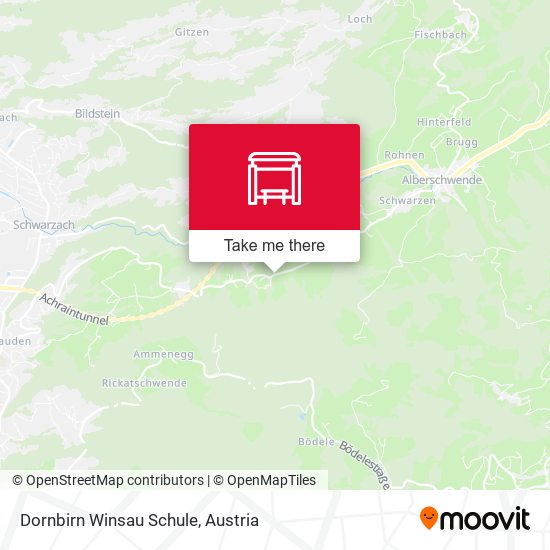 Dornbirn Winsau Schule map