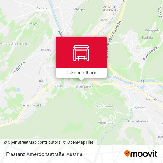 Frastanz Amerdonastraße map