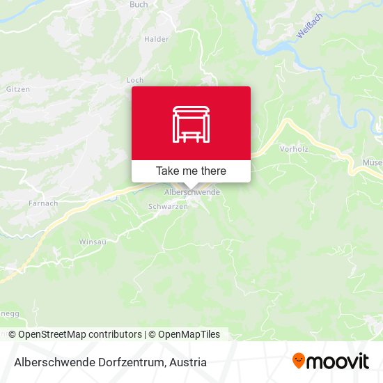 Alberschwende Dorfzentrum map