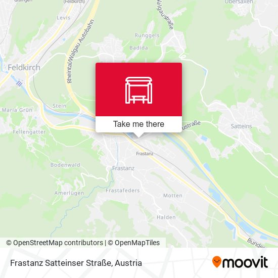 Frastanz Satteinser Straße map