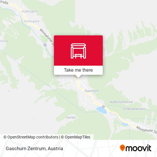 Gaschurn Zentrum map