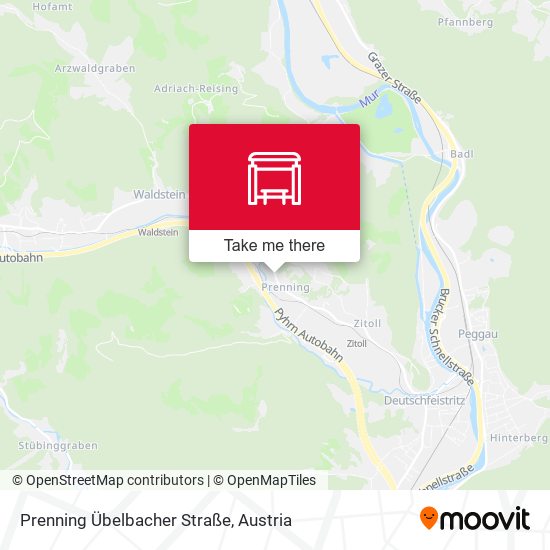 Prenning Übelbacher Straße map