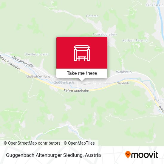 Guggenbach Altenburger Siedlung map