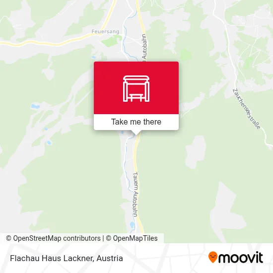 Flachau Haus Lackner map