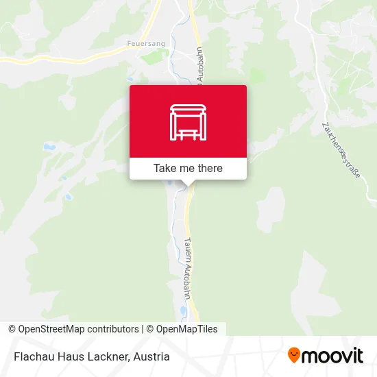 Flachau Haus Lackner map