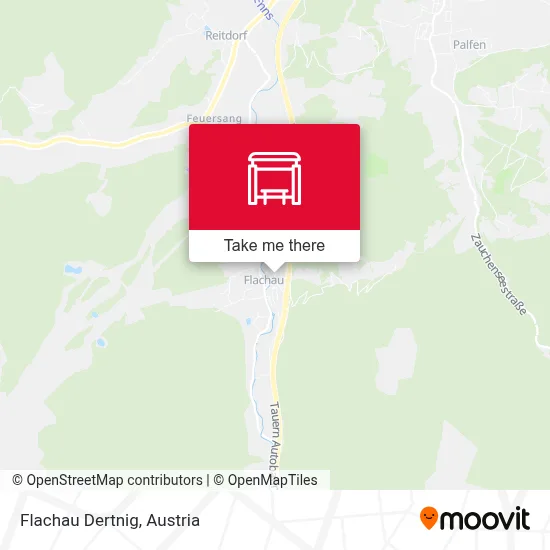 Flachau Dertnig map