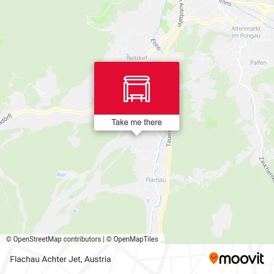 Flachau Achter Jet map