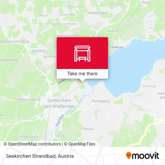Seekirchen Strandbad map