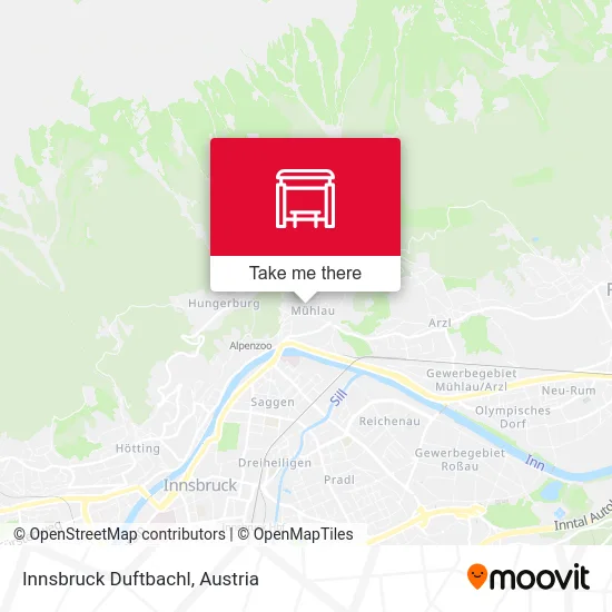 Innsbruck Duftbachl map
