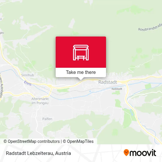 Radstadt Lebzelterau map