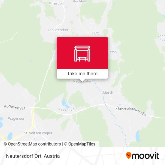 Neutersdorf Ort map