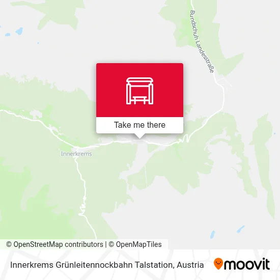 Innerkrems Grünleitennockbahn Talstation map