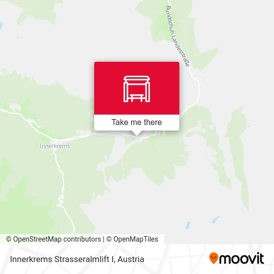 Innerkrems Strasseralmlift I map