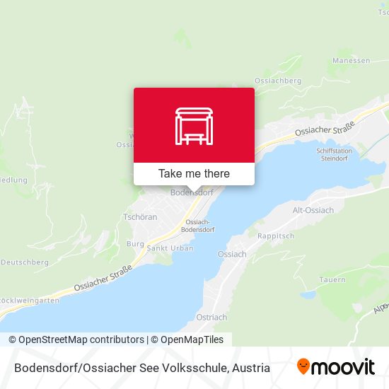 Bodensdorf / Ossiacher See Volksschule map