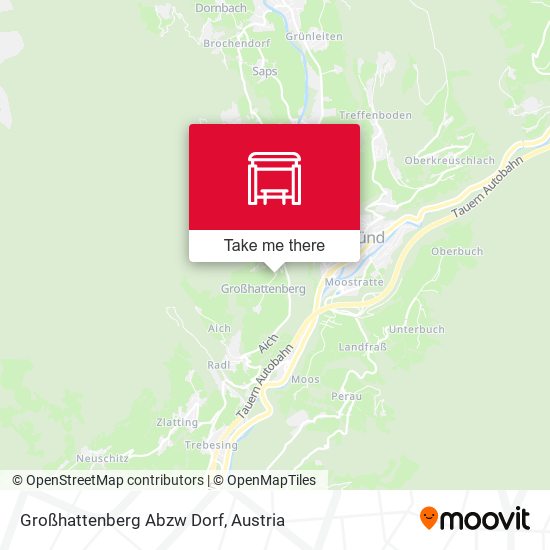 Großhattenberg Abzw Dorf map