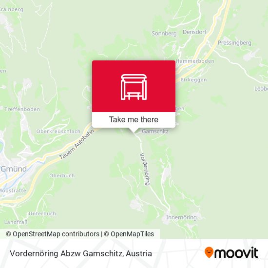 Vordernöring Abzw Gamschitz map