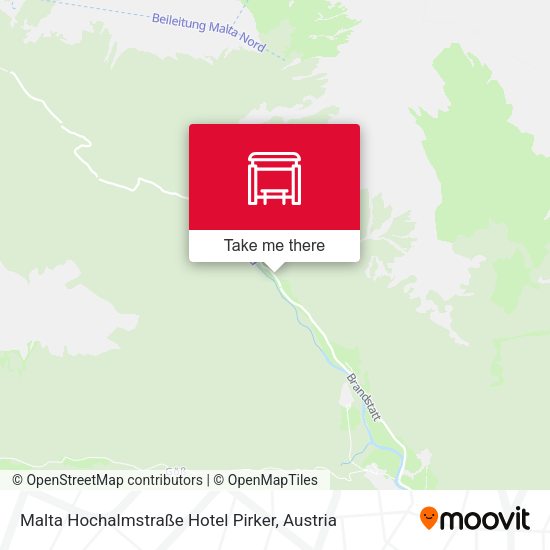 Malta Hochalmstraße Hotel Pirker map
