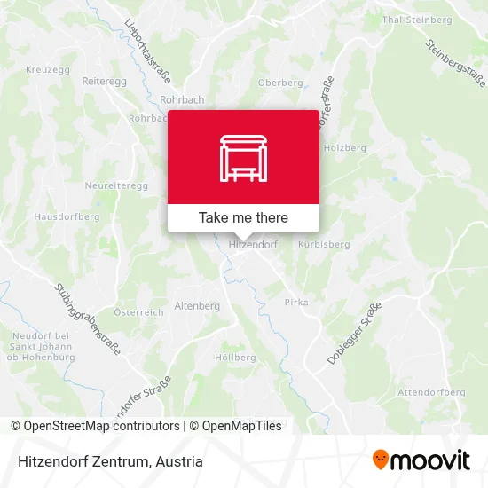 Hitzendorf Zentrum map