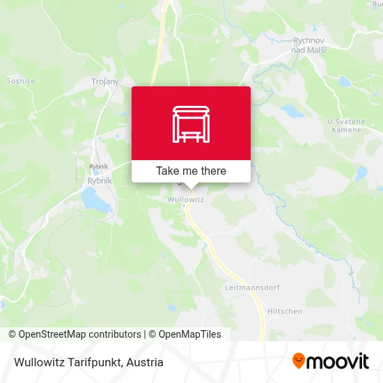 Wullowitz Tarifpunkt map