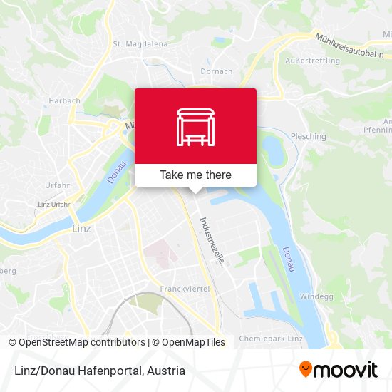 Linz/Donau Hafenportal map