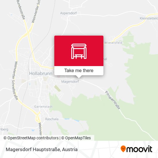 Magersdorf Hauptstraße map